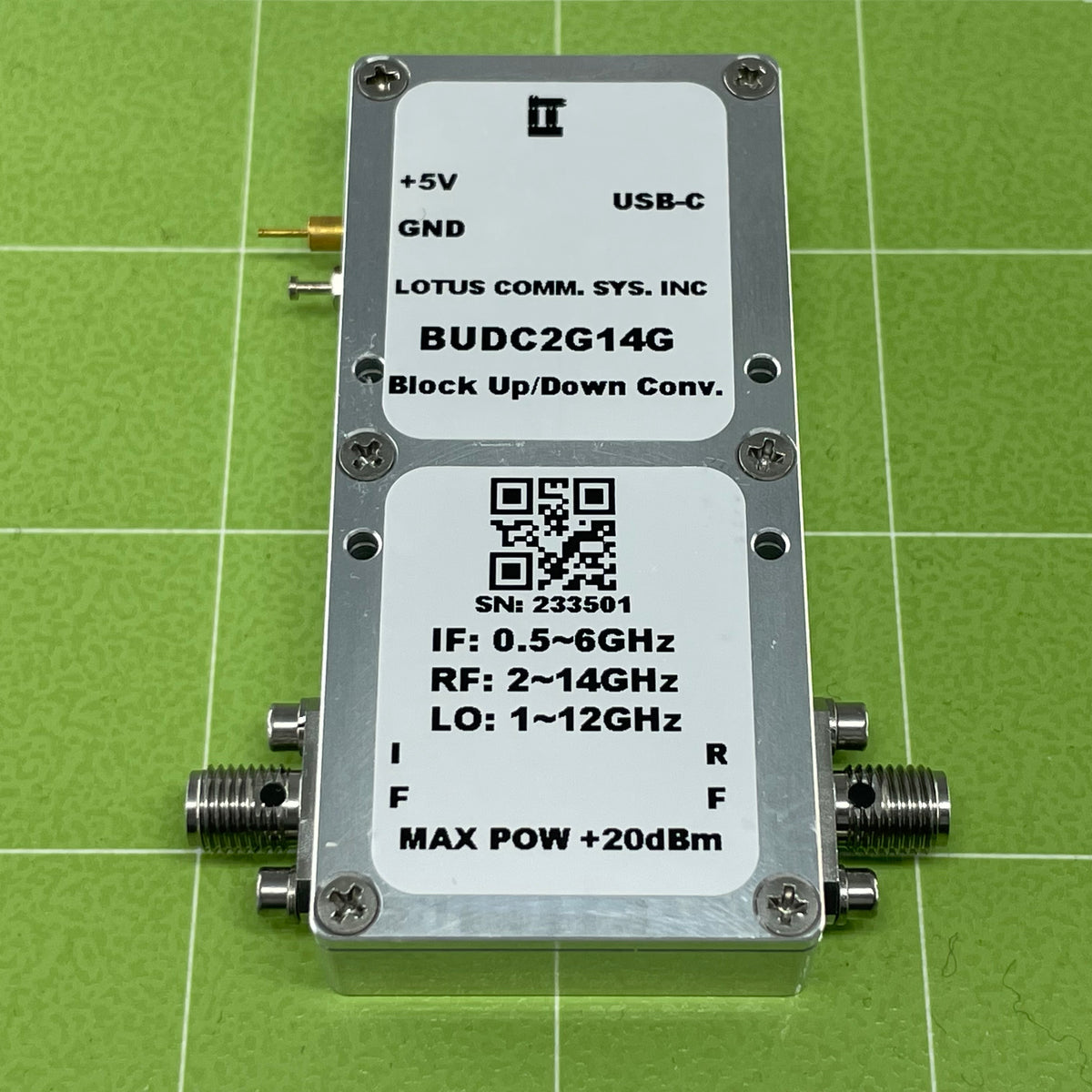 Software Defined Block Up/Down Converter 2G~14GHz