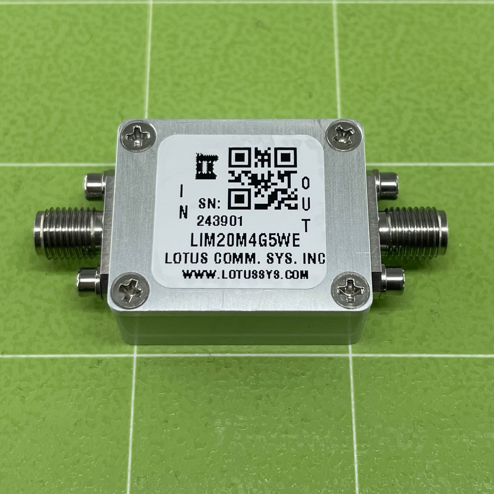 Limiter 20 MHz - 4000 MHz (+10 to 37 dBm) 5 Watts