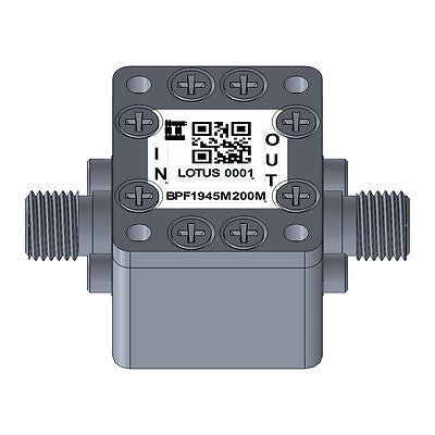 Filter - Band Pass Filter Center Freq: 1945MHz, Pass band (1850-2040 MHz)