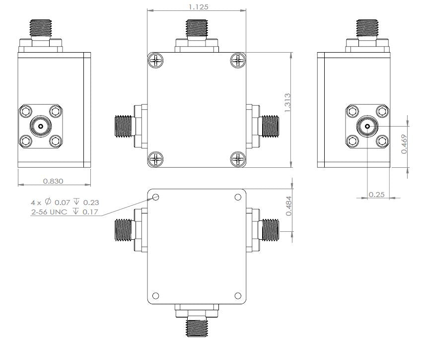 Bias Tee Broadband 10 Mhz To 15 Ghz Max 7a 100v Dc Lotus