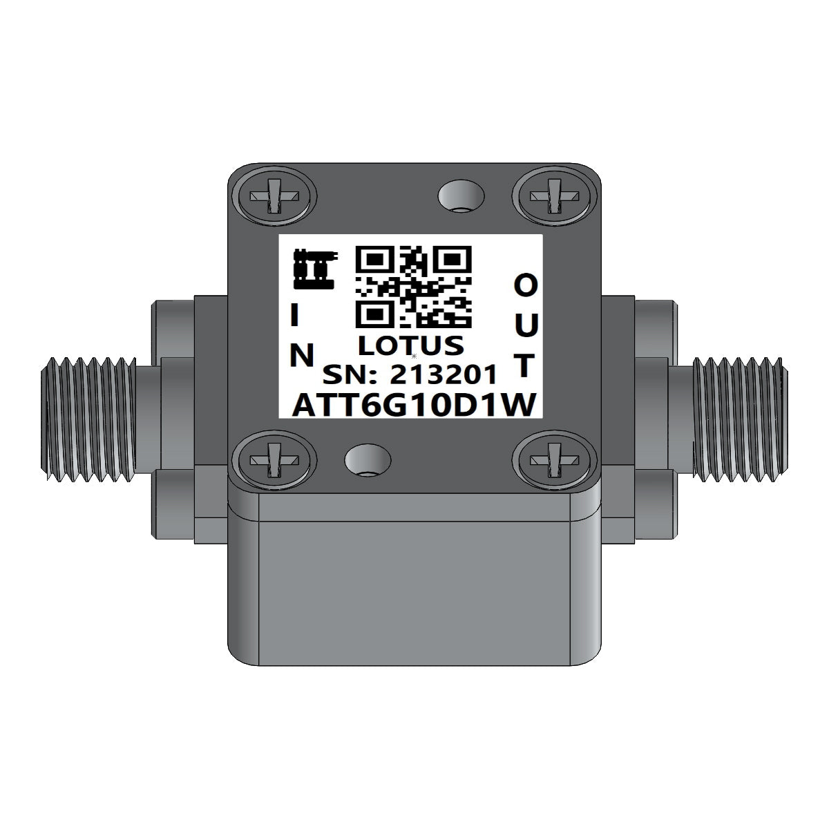 Attenuator (Precision Chip) 1 Watt 10dB Attenuation (0~6 GHz)