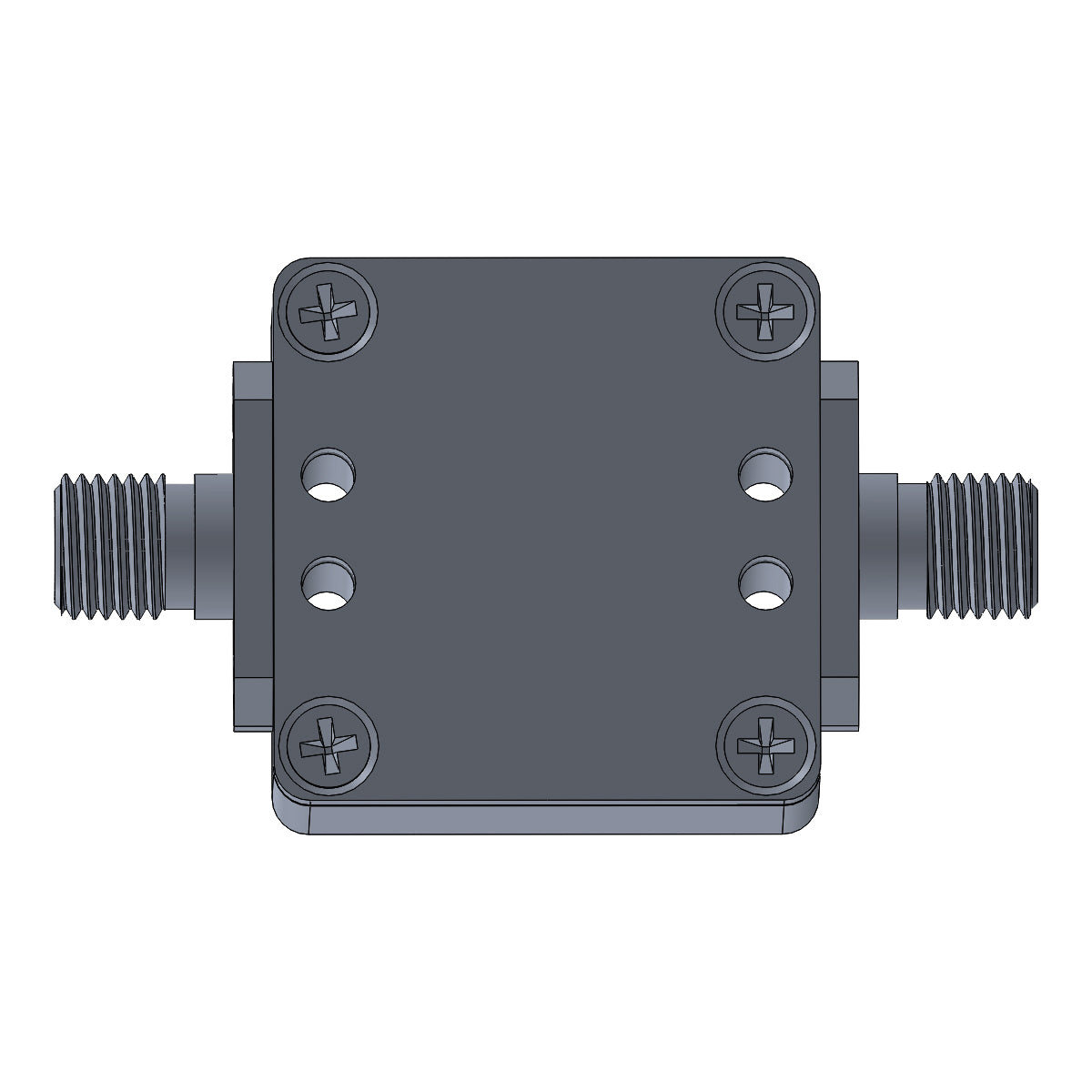 RF Enclosure Kit for 0.02"/0.5mm PCB (9/16"X9/16") Passive SMA Connector 0.48" Height