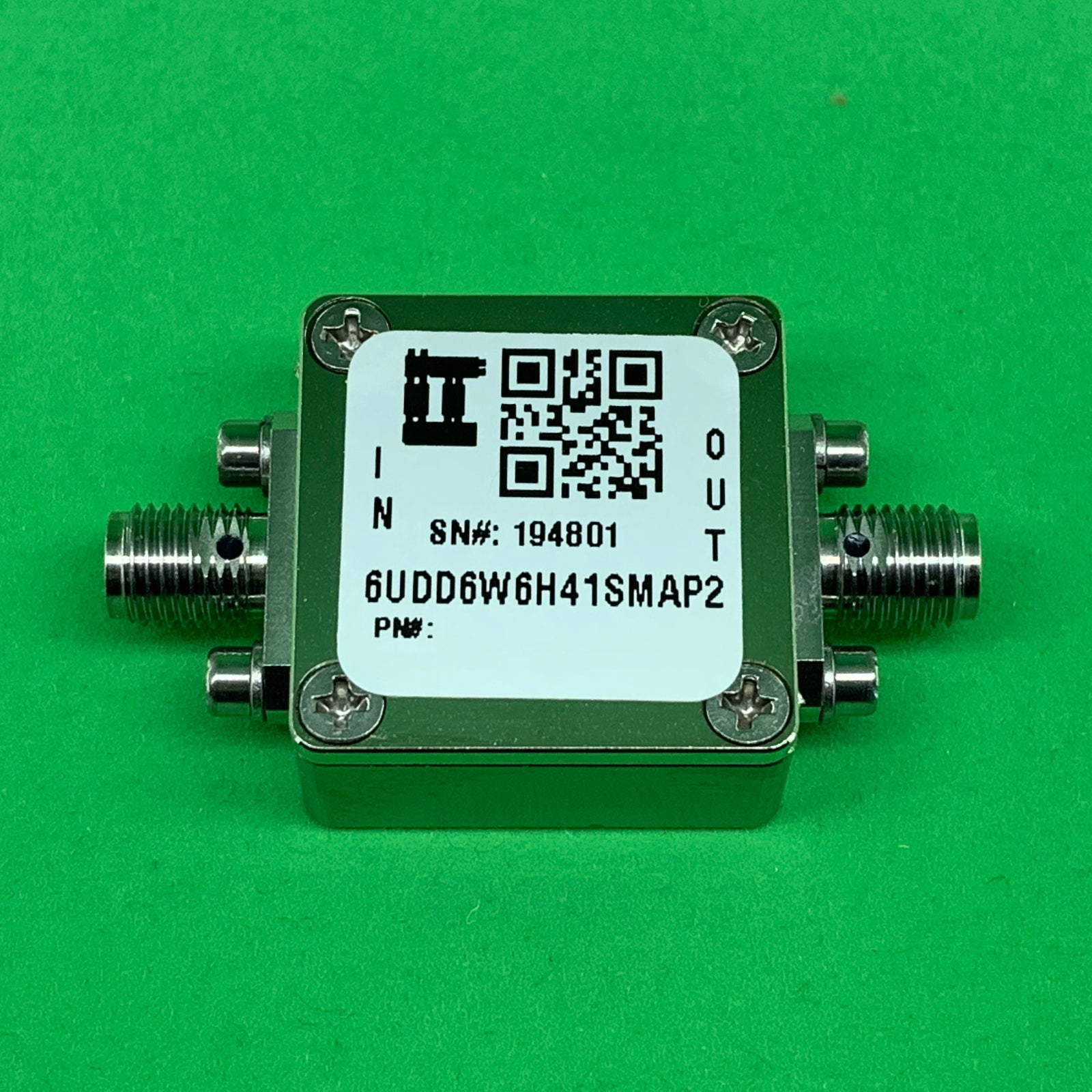 RF Enclosure Kit for 0.062"/1.6mm PCB (9/16"X9/16") Passive SMA Connector 0.41" Height