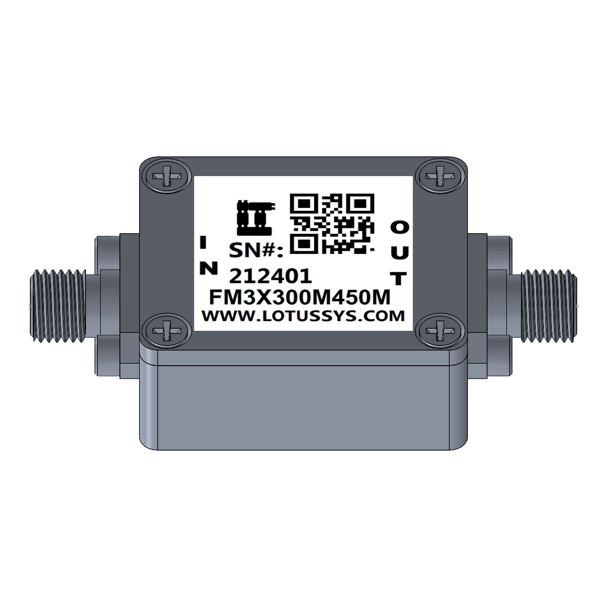 Passive Freq. Multiplier X3 (OUTPUT 300-450 MHz)