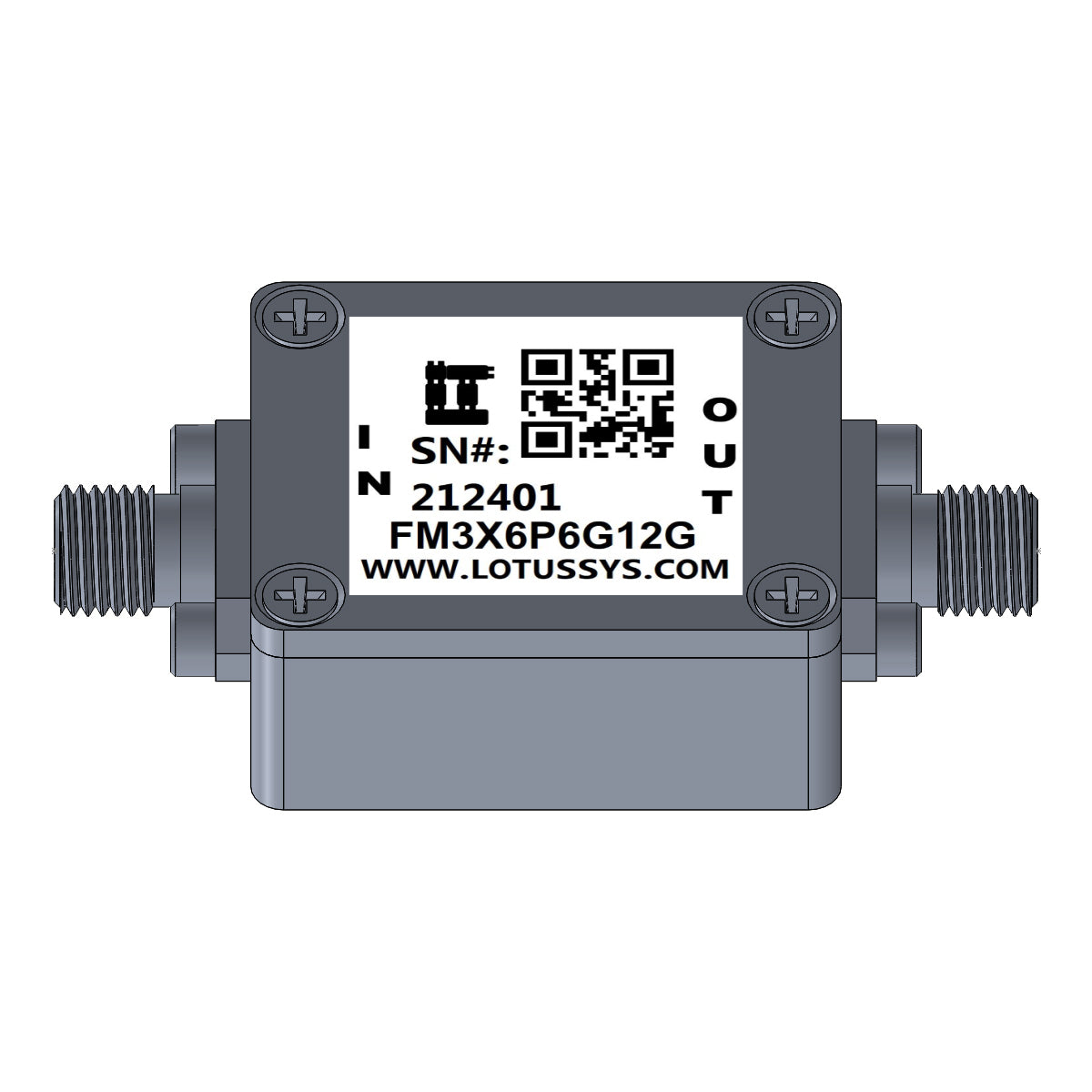 Passive Freq. Multiplier X3 (OUTPUT 6.6-12GHz)