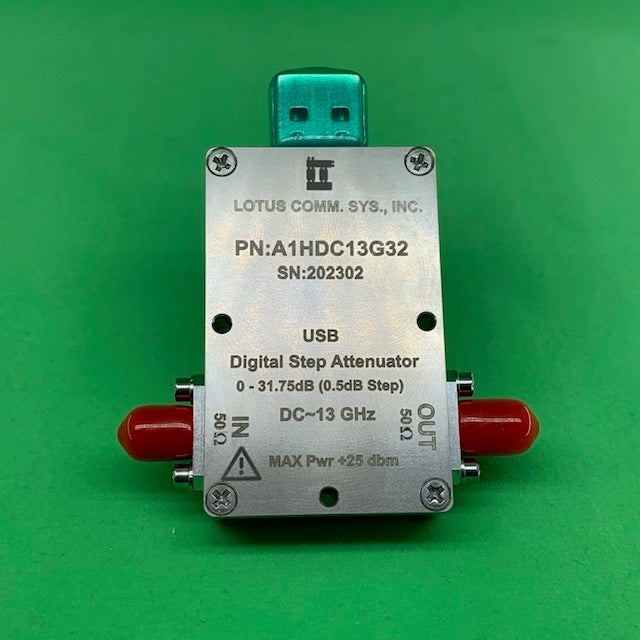 1 Channel 32 dB Programmable Attenuator (USB Stick), 0.5 dB Step, DC - 13 GHz