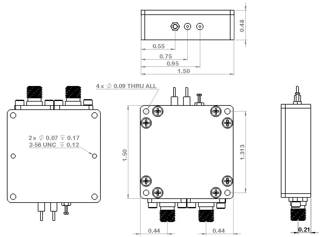 6 GHz Phase Locked Oscillator 10 MHz External Ref. High RF Output