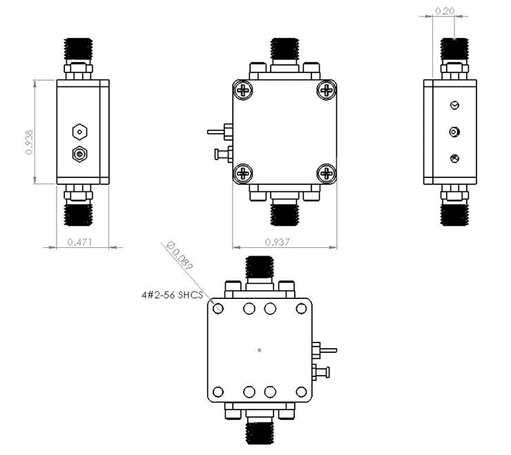 Active Freq. Multiplier X2 (OUTPUT 23G to 33 GHz) FM2X23G33G