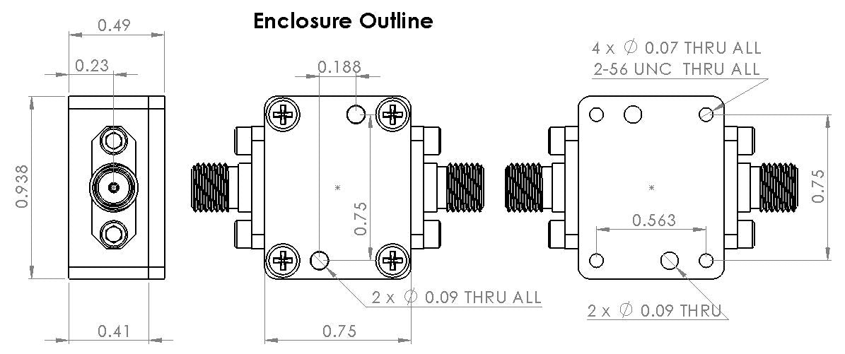 Low Pass Filter LPF575M (LTCC Construction) Pass Band DC-575 MHz