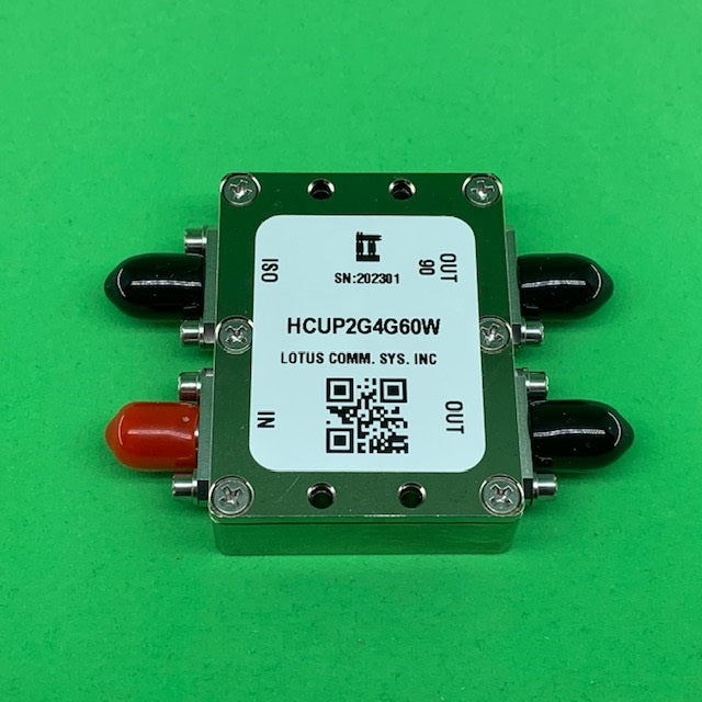 Hybrid 90 Degree 3dB Coupler 2G to 4 GHz 60W