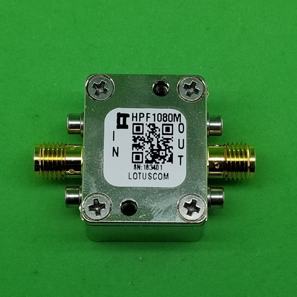 High Pass Filter (LTCC Construction) HPF1080M Pass Band 1080M - 4000MHz