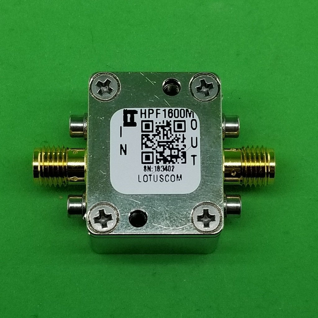 High Pass Filter (LTCC Construction) HPF1600M Pass Band 1650M - 5000MHz