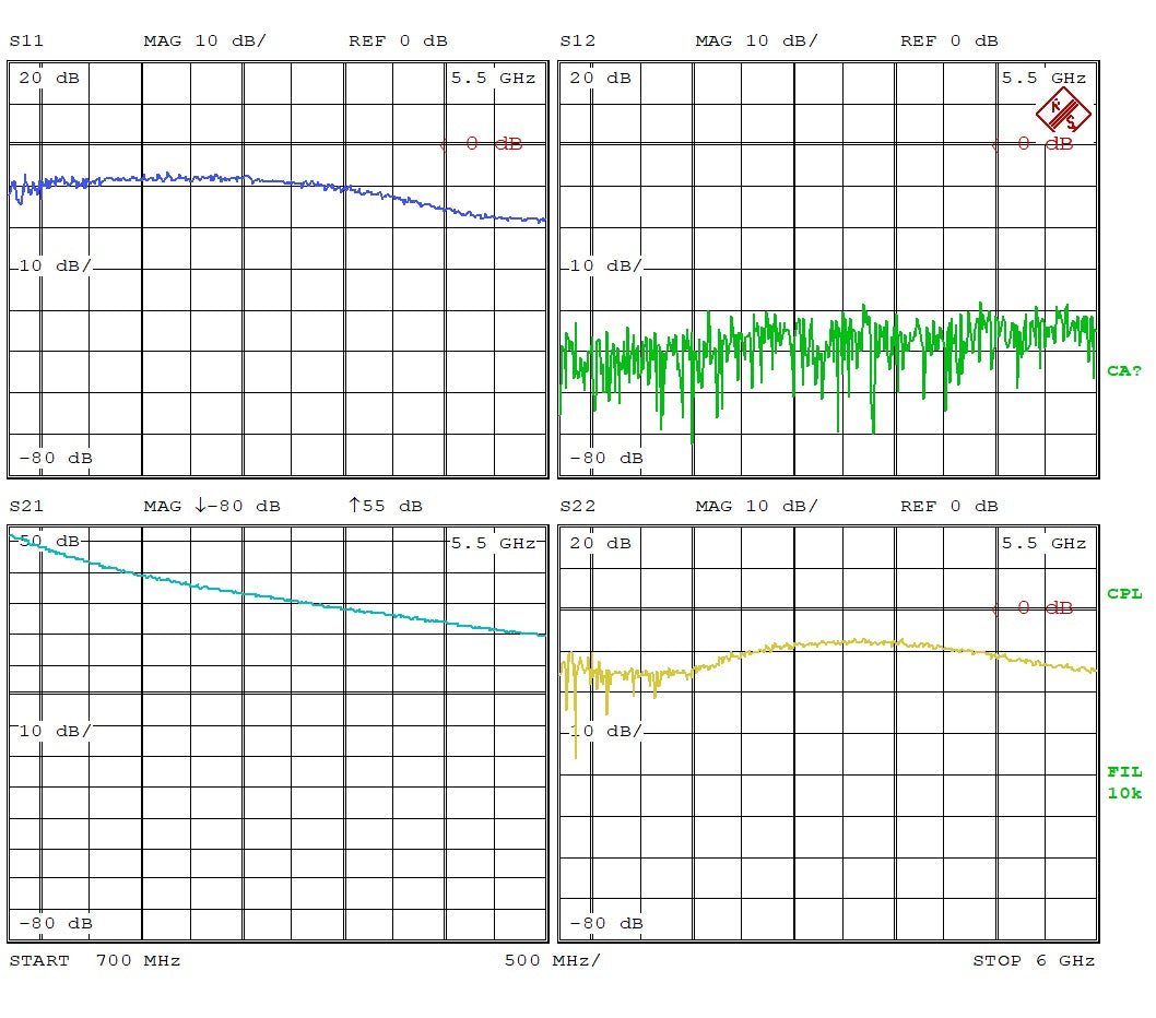 Low Noise Amplifier 0.4dB NF 0.7~6GHz 40dB Gain SMA High Gain Wide Voltage