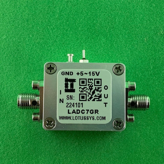 Low Noise Amplifier 2.3dB NF DC~7GHz 16dB Gain Wide Voltage