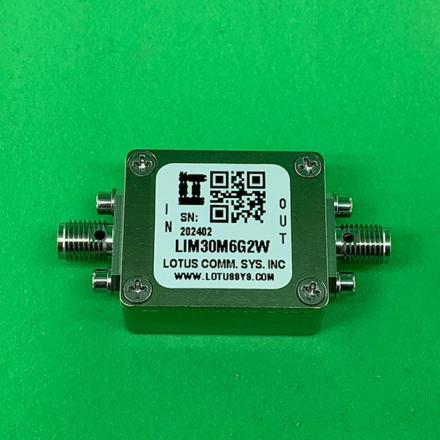 Limiter 30 - 6000 MHz (+12 to 32 dBm) 2 Watts