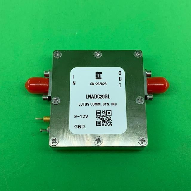 Low Noise Amplifier 1.9dB NF DC to 20GHz 15dB Gain 25dBm P1dB 2.92mm Connector