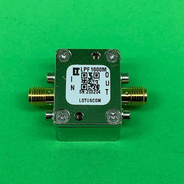 Low Pass Filter (LTCC Construction) Pass Band DC-1000MHz