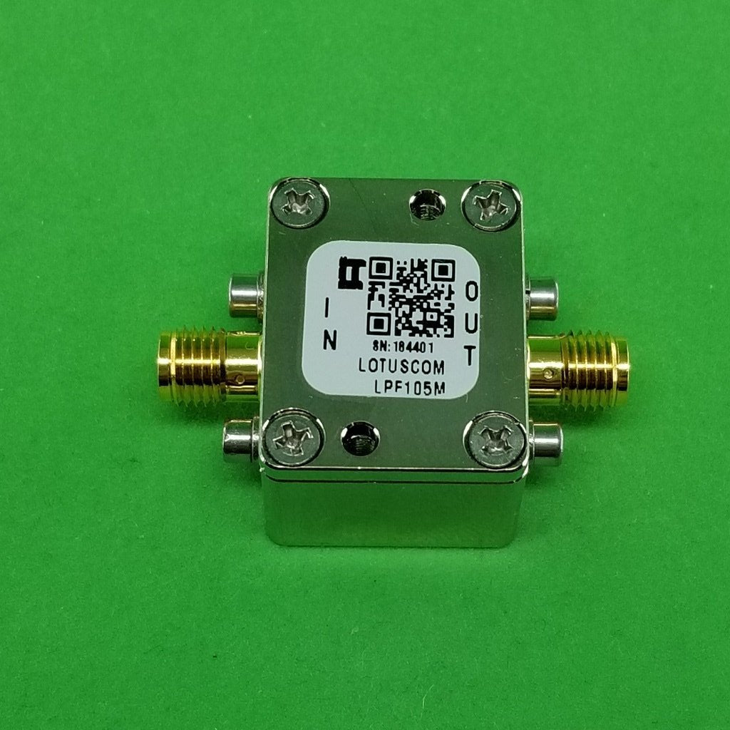 Low Pass Filter LPF105M (LTCC Construction) Pass Band DC-105MHz