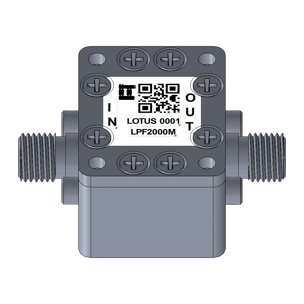 Low Pass Filter (LTCC Construction) Pass Band DC-2000MHz