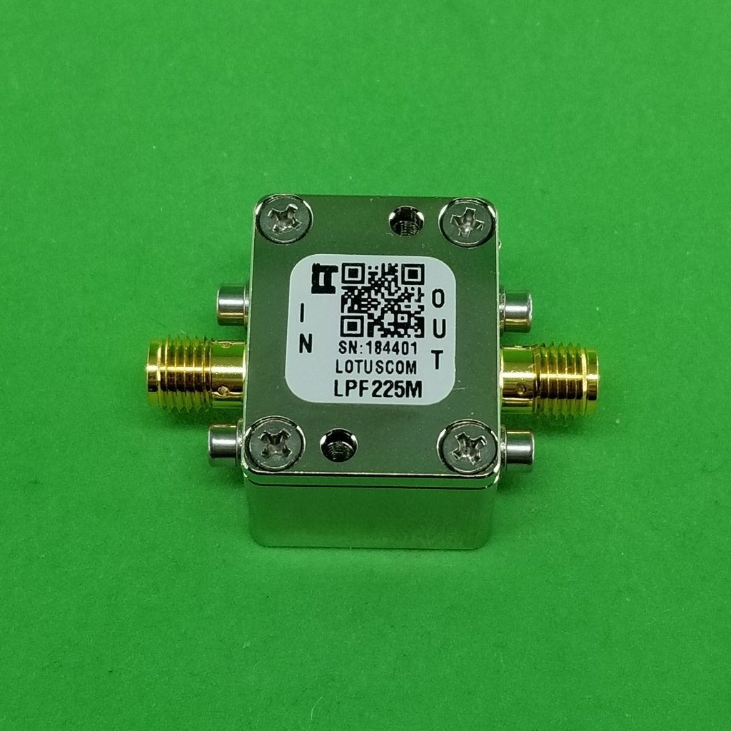 Low Pass Filter LPF225M (LTCC Construction) Pass Band DC-225MHz