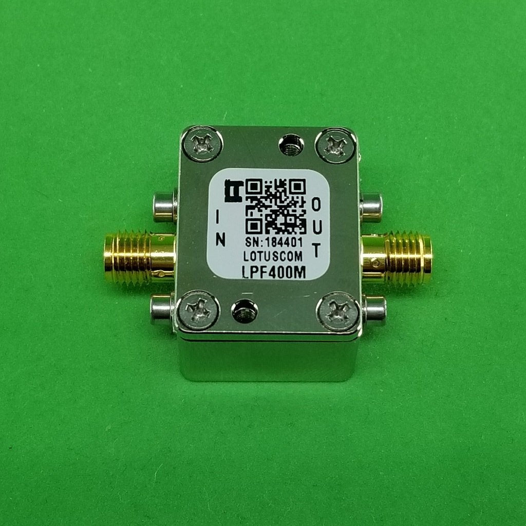 Low Pass Filter LPF400M (LTCC Construction) Pass Band DC-400 MHz