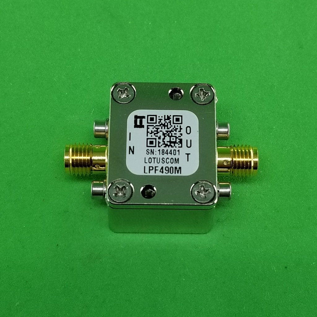 Low Pass Filter LPF490M (LTCC Construction) Pass Band DC-490 MHz