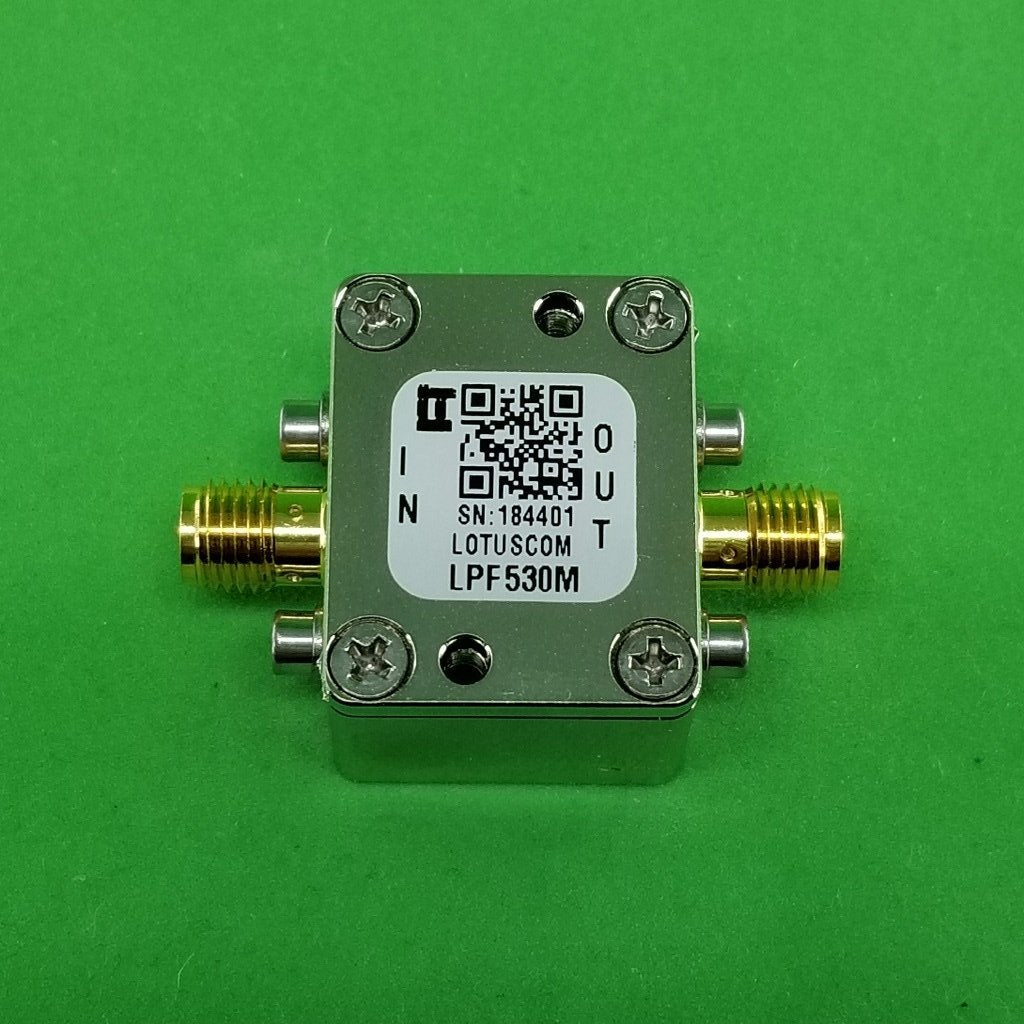 Low Pass Filter LPF530M (LTCC Construction) Pass Band DC-530 MHz