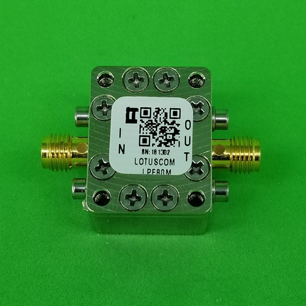 Low Pass Filter (LTCC Construction) Pass Band DC-80MHz