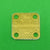 Develop PCB RO4350 Grounded Coplanar Waveguide (9/16"x9/16"x0.02") 32Mil Trace