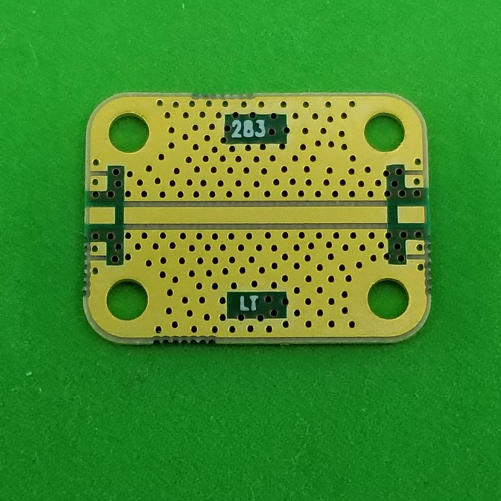 Develop PCB Grounded Coplanar Waveguide (0.75&quot;x0.5625&quot;x0.02&quot;) 38Mil Trace