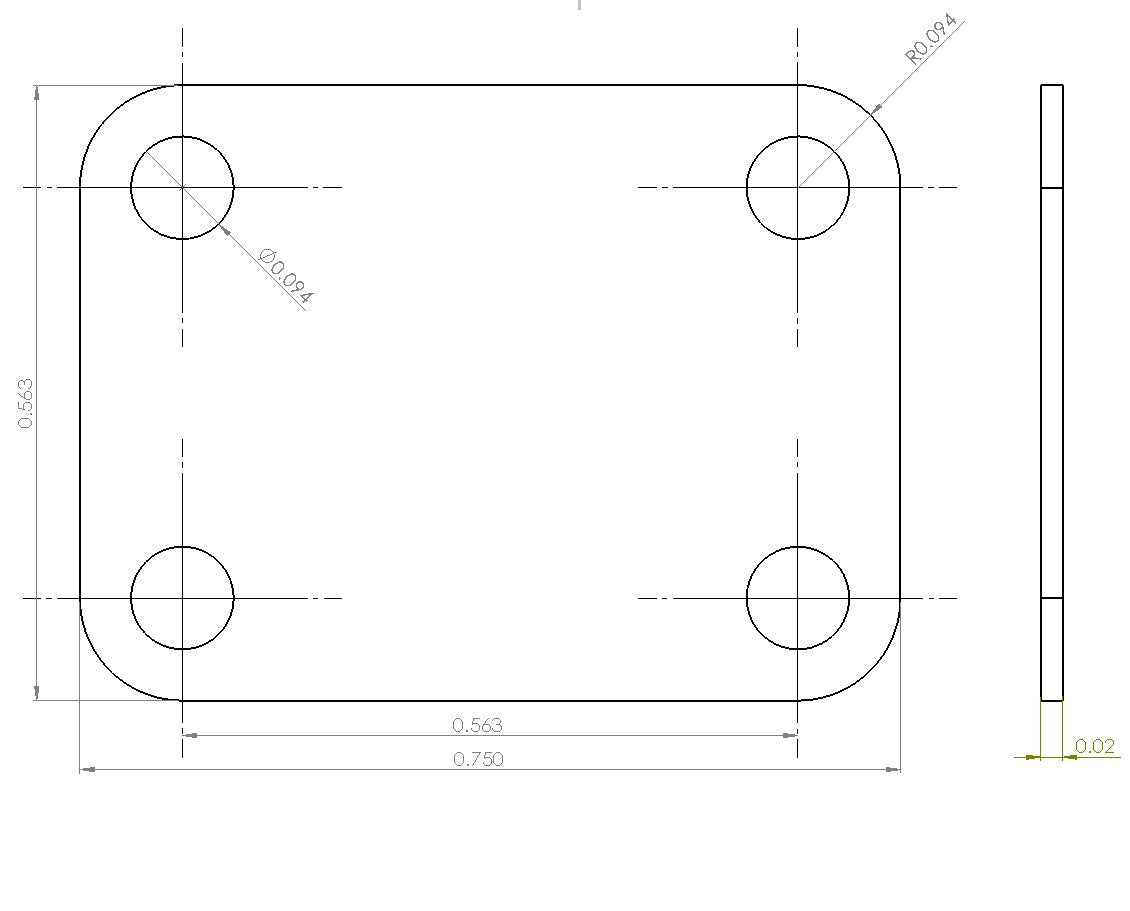 6UED2W6H41SMAA1 Enclosure Kit for 0.02"/0.5mm PCB (size 3/4"x9/16") 1 SMA Active 0.48" Height