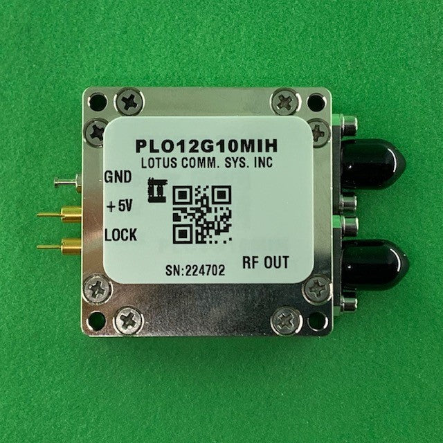 12 GHz Phase Locked Oscillator 10 MHz Internal Ref. High RF Output