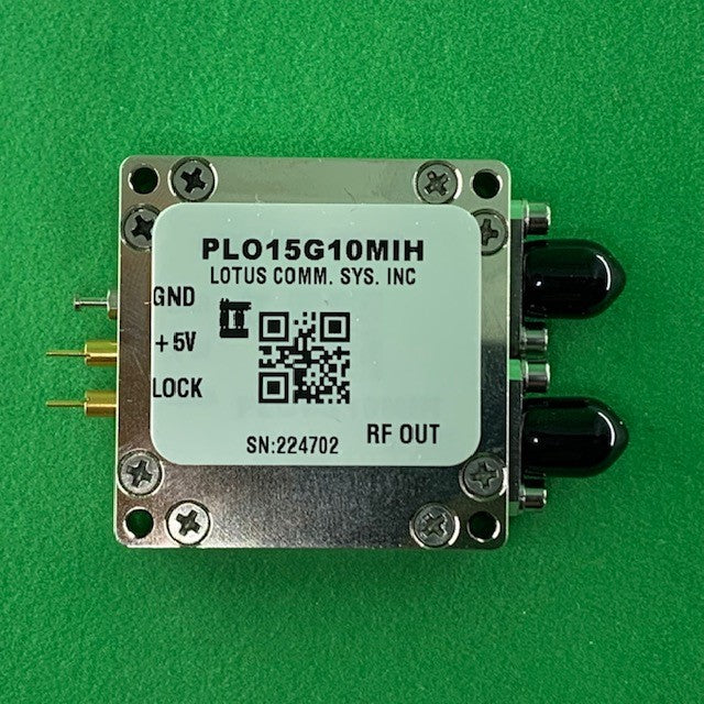 15 GHz Phase Locked Oscillator 10 MHz Internal Ref. High RF Output