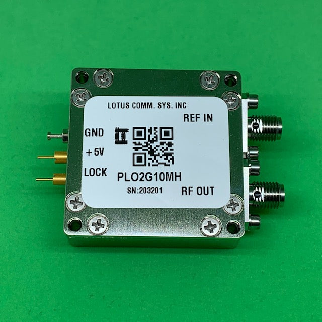 2 GHz Phase Locked Oscillator 10 MHz External Ref. High RF Output