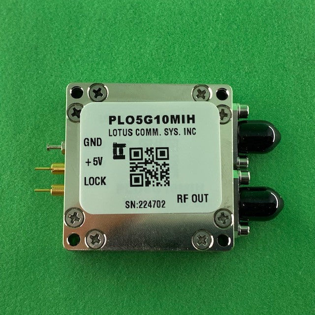 5 GHz Phase Locked Oscillator 10 MHz Internal Ref. High RF Output