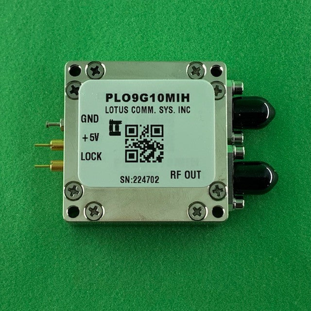 9 GHz Phase Locked Oscillator 10 MHz Internal Ref. High RF Output