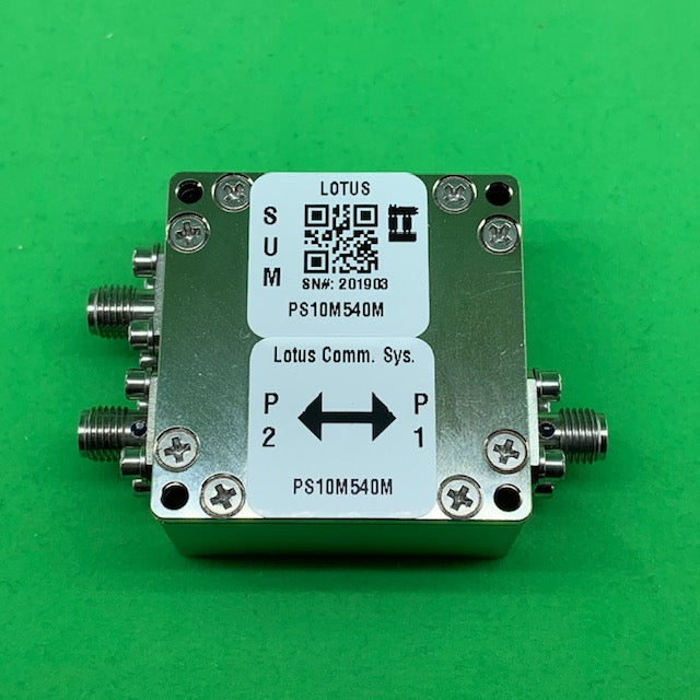 Power Splitter/Combiner 2 Way 50Ω 10 to 540 MHz 15 Watt