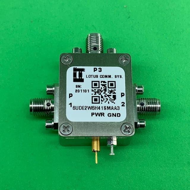 6UDE2W6H41SMAA3 Enclosure Kit for 0.020"/0.5mm PCB (size 0.5625"x0.75") 3 SMA Active 0.48" Height