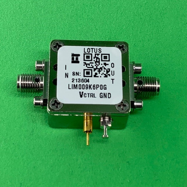 Limiter 9 kHz - 6 GHz (Adjustable threshold from +25 dBm to +35 dBm)